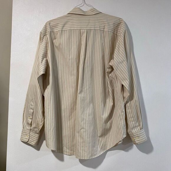 Joseph & Feiss Men’s XL Non-Iron Striped Dress Shirt | Long Sleeve Button-Up - Picture 2 of 6